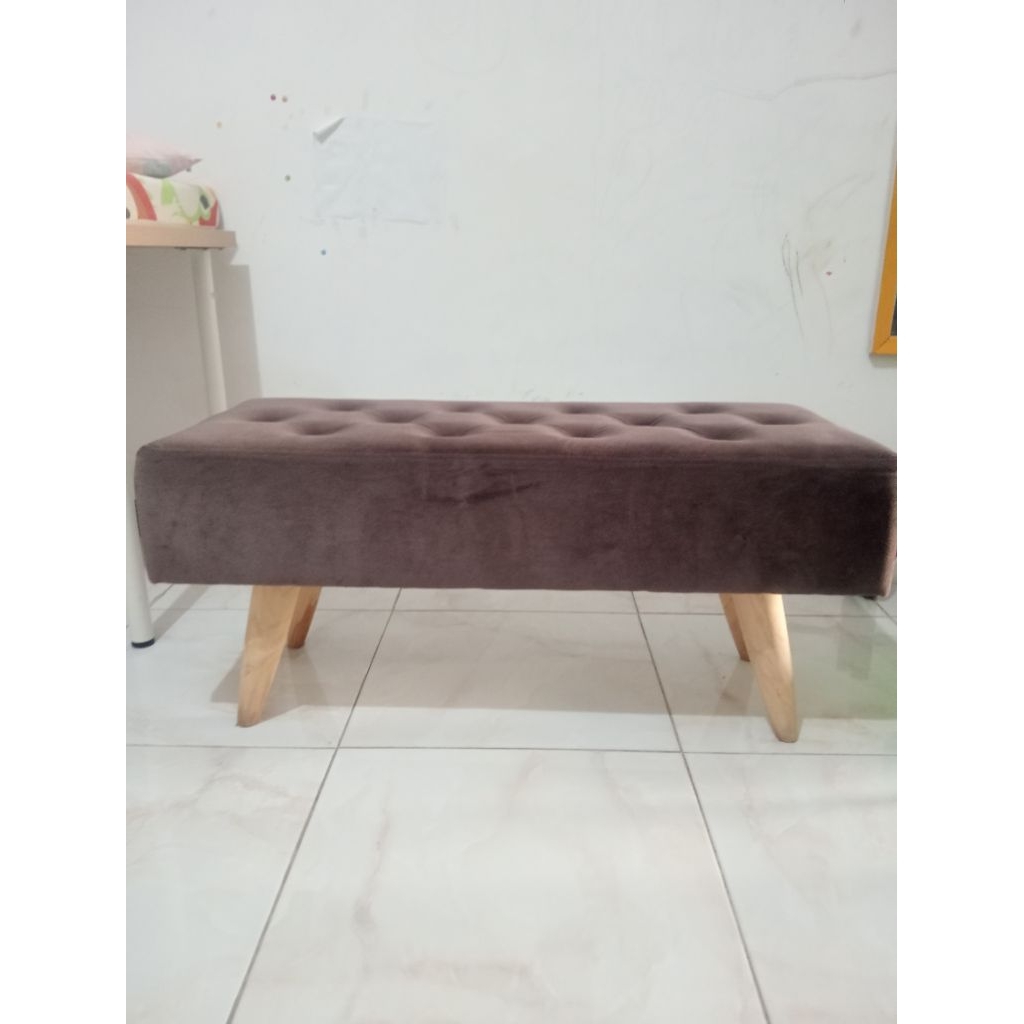 Bench stool. Bench sofa preloved 100x40 cm. Sofa murah bekas seperti baru