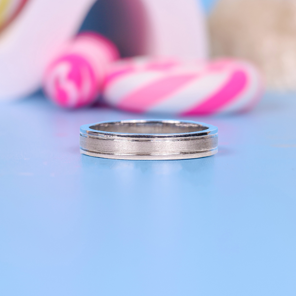 Tiffanka Wedding Ring - Cincin Pria Palladium Model Brent