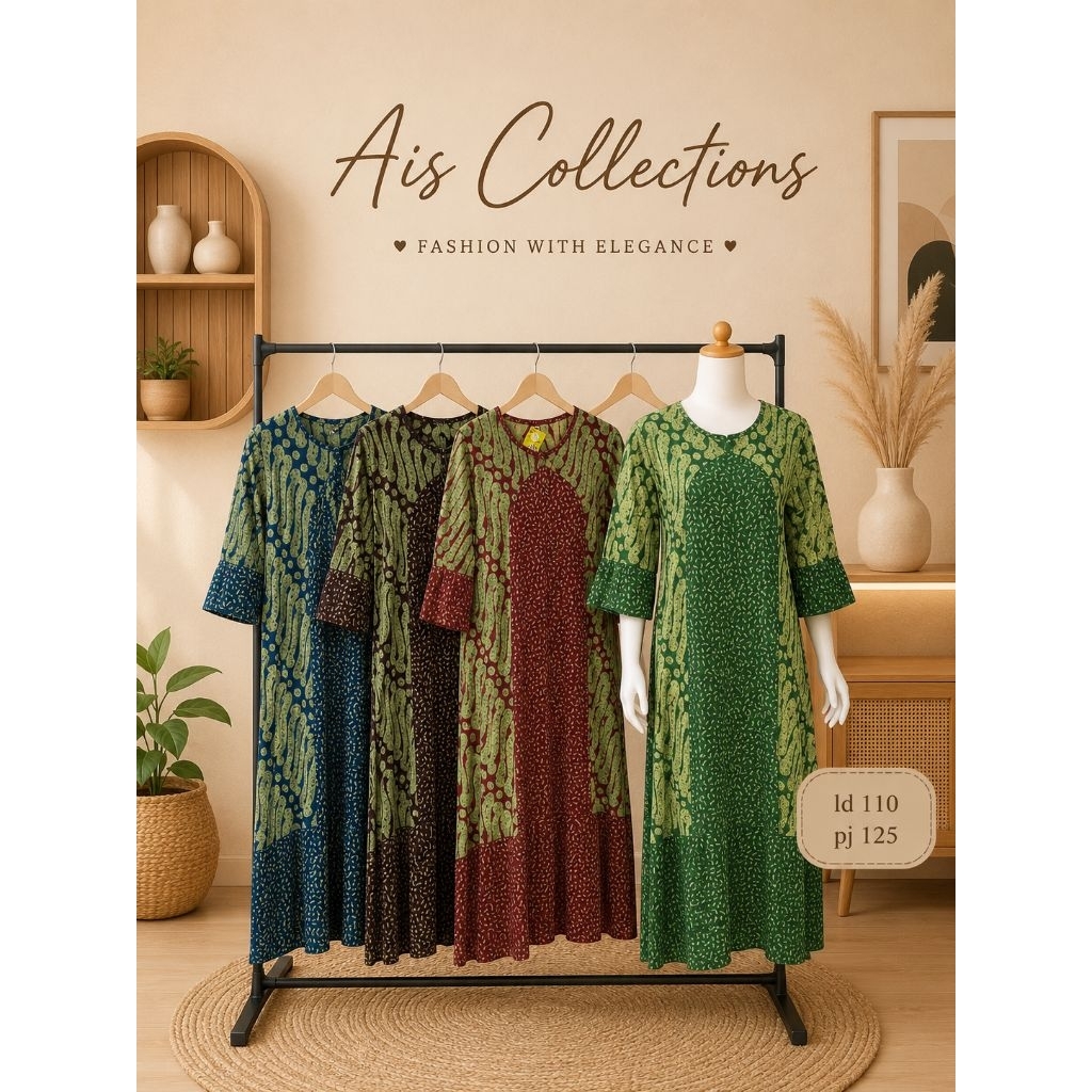 Daster Batik Lengan Panjang 045