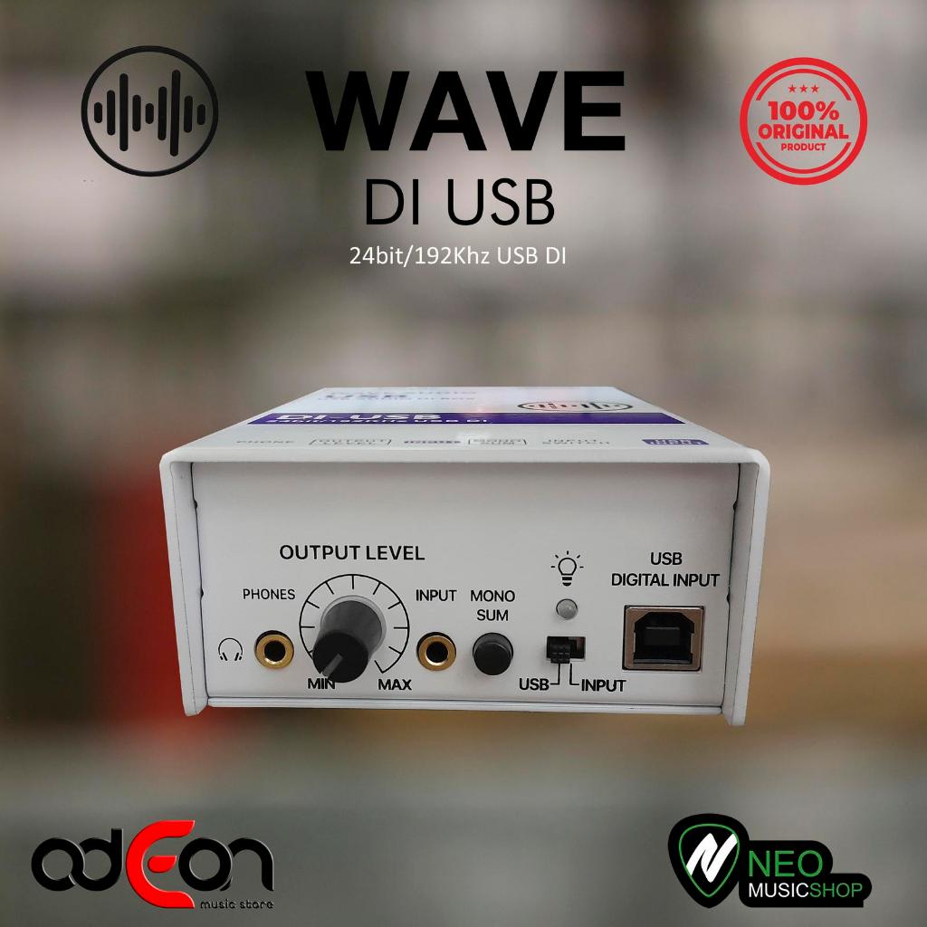 Wave DI USB Audio DI Box 24 bit / 192Khz