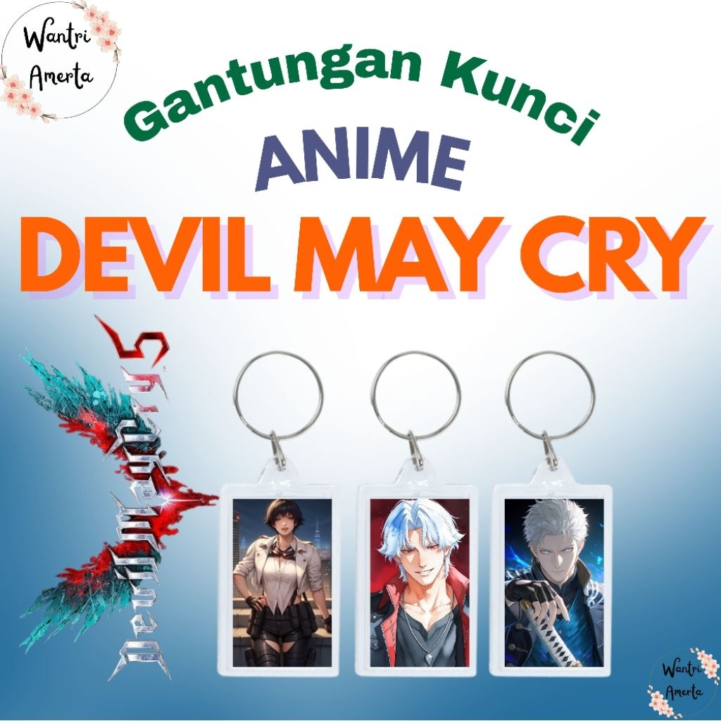 Gantungan Kunci Anime Devil May Cry / Keychain Anime Devil May Cry