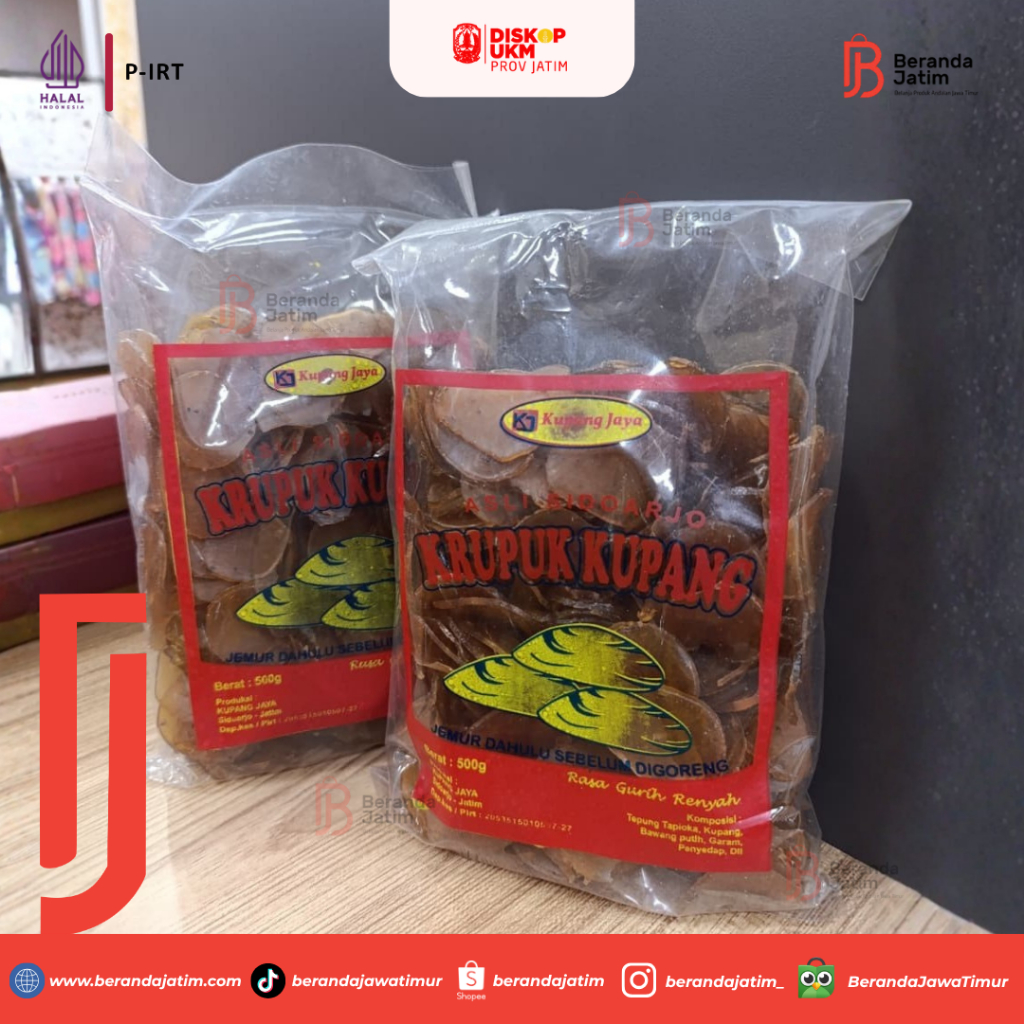 KUPANG JAYA Krupuk Kupang Asli Sidoarjo Kupang Segar 500gr