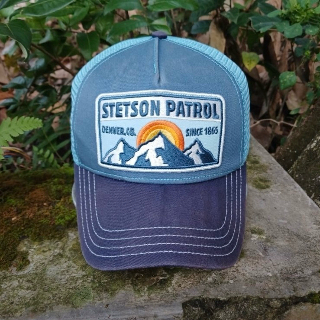 Vintage Stetson Patrol Trucker Cap Size OS