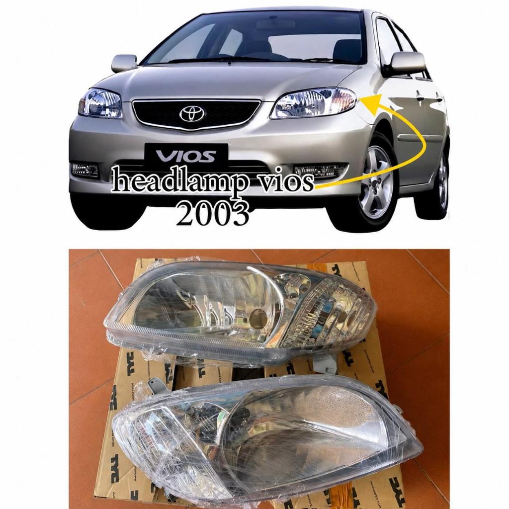 Headlamp Toyota Vios 2003 Gen 1