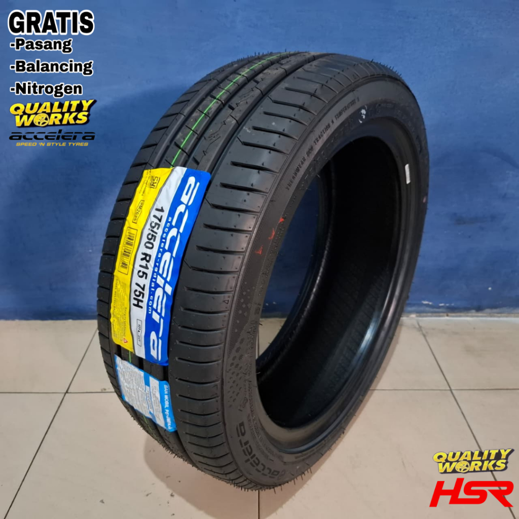 BAN MOBIL 175 50 R15 ACCELERA IOTA EVT BAN MOBIL RING 15 UKURAN 175/50 R15 TUBLES