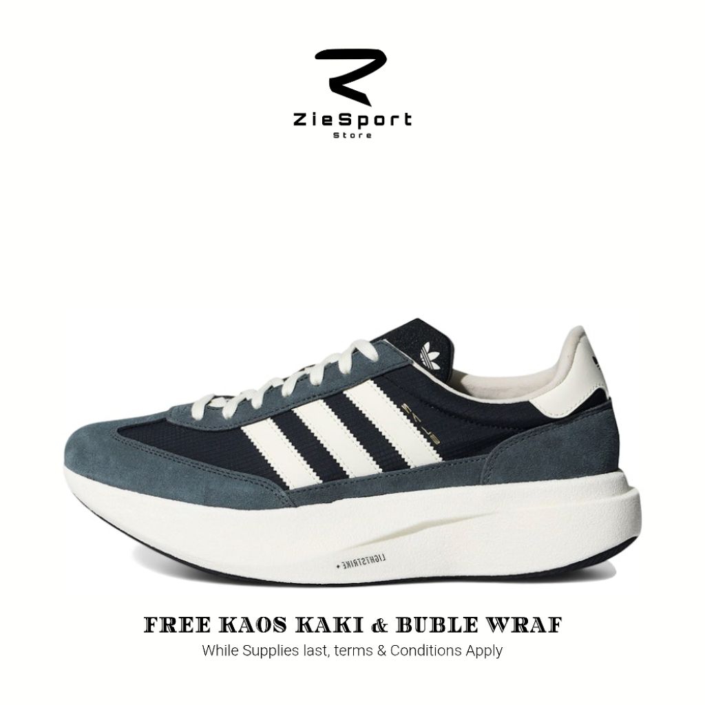 Sepatu Running SL 72 Pro ' Core Black White Grey'