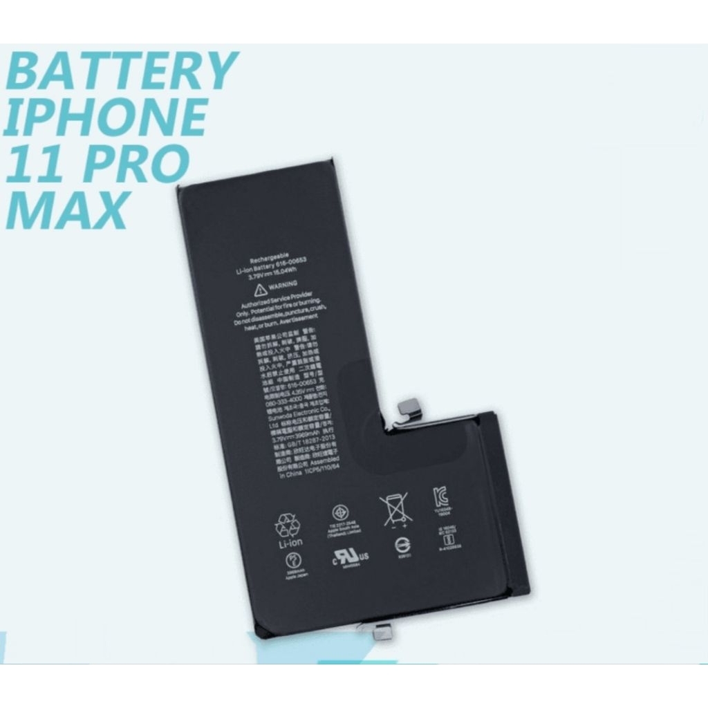 BATERAI IPHONE 11 PRO MAX ORI 100% MACPLUS