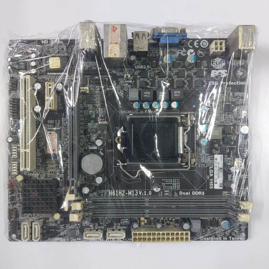 Motherboard ECS H61H2- M13 V:1.0 Socket 1155 Support Gen2