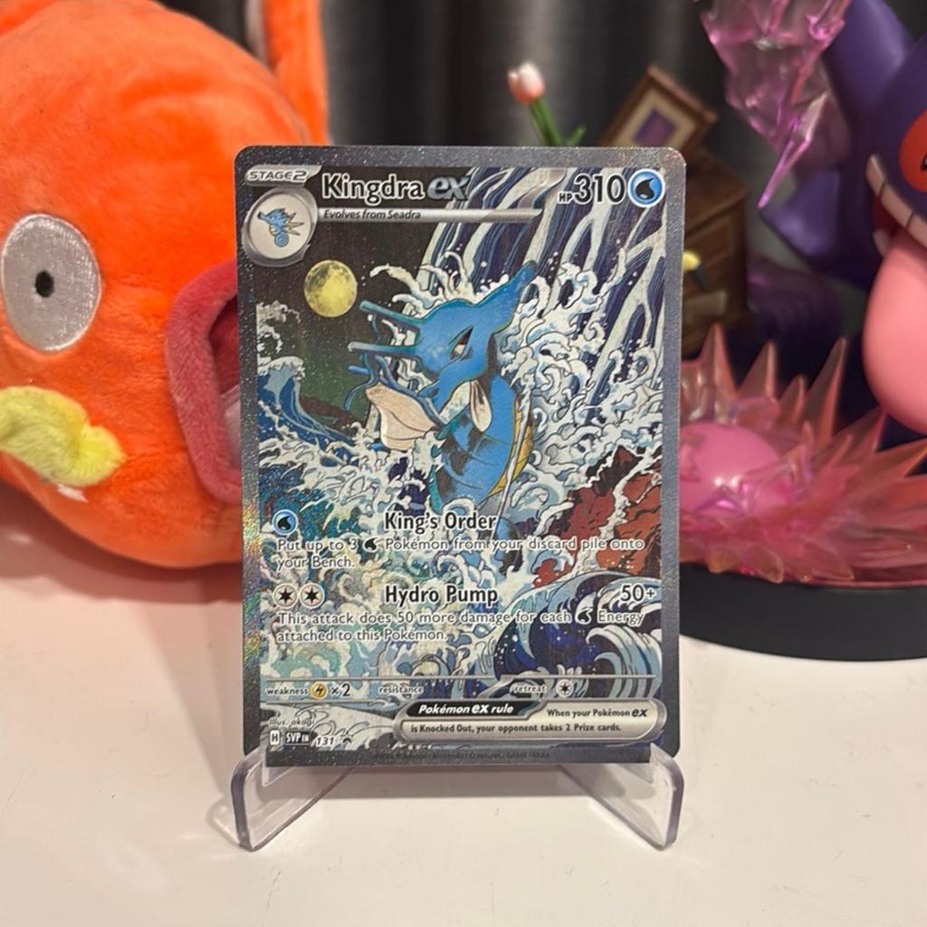 Kingdra ex 131 Black Star Promo Scarlet & Violet English Pokemon Card TCG