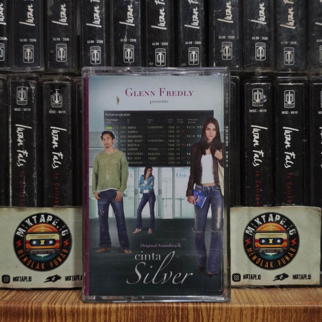 Kaset - Cinta Silver - Original Soundtrack Film - Glenn Fredly - Radio Tape - Kaset Pita - Radio - P