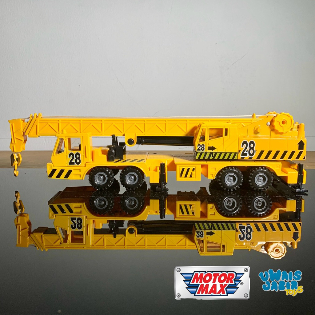 DIECAST MOTORMAX DIECAST CRANE TELESCOPIC