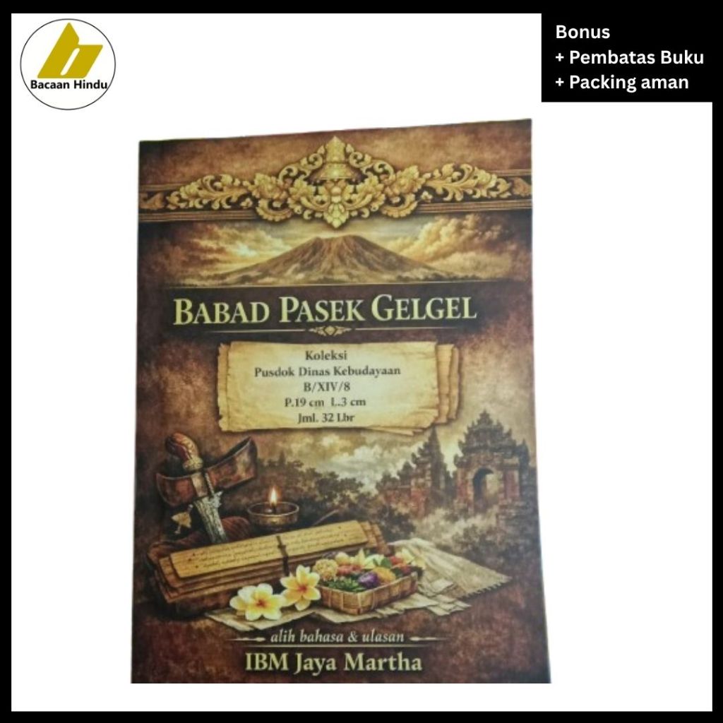 Buku Babad Pasek Gelgel Agama Hindu IBM Jayamartha Bacaan Hindu