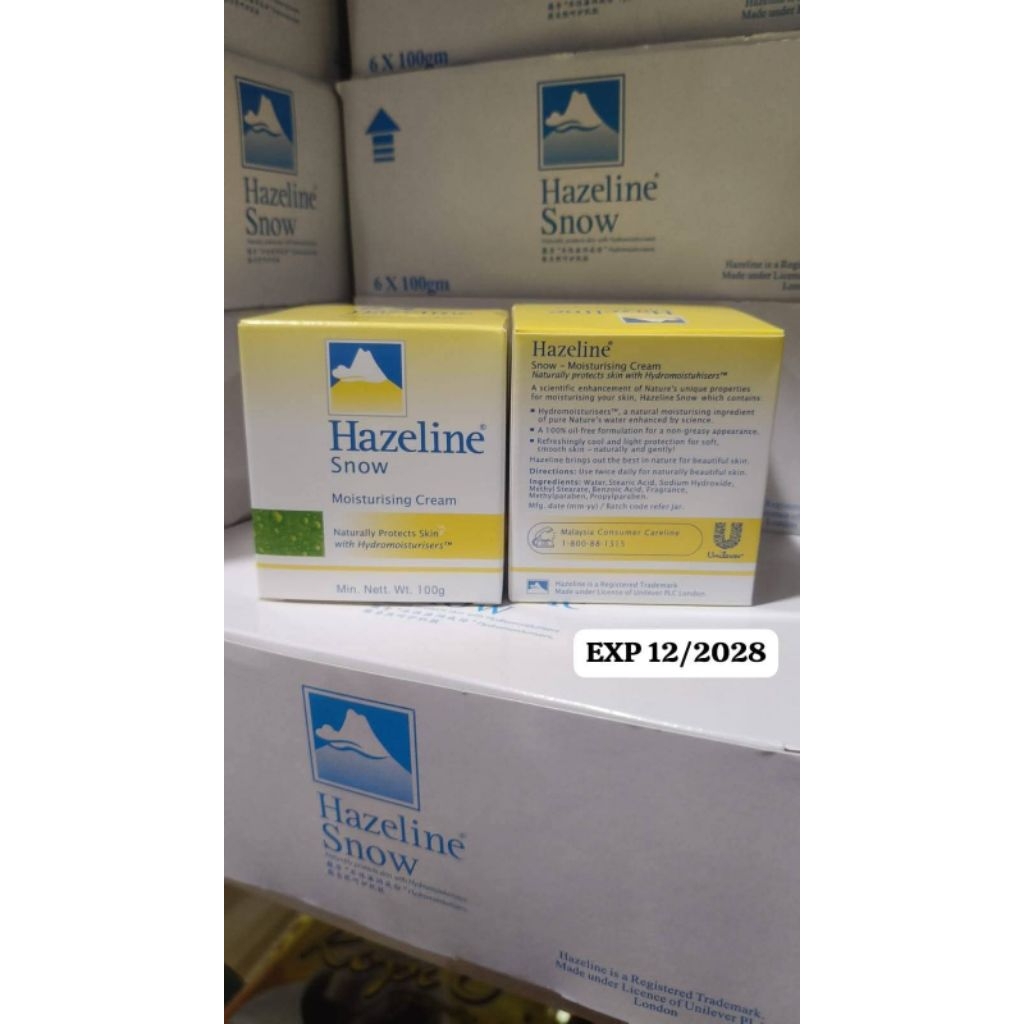 HAZELINE SNOW ORIGINAL 100% BUATAN MALAYSIA