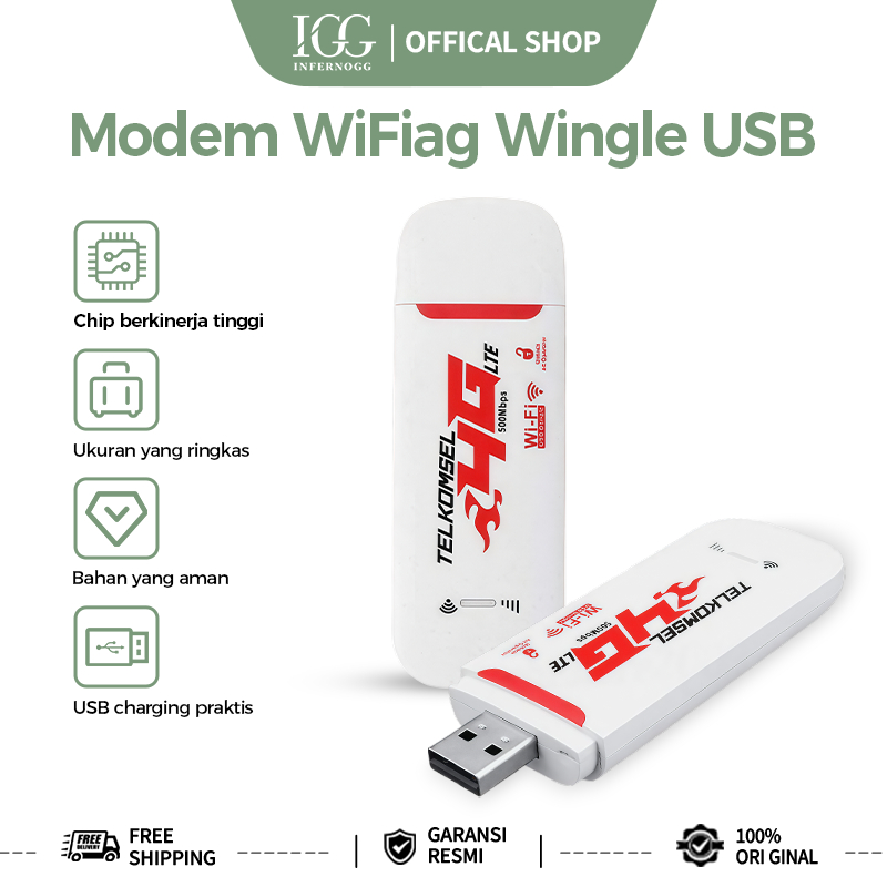 Modem Wifi 4G Wingle USB Mifi All Operator 500Mbps Modem WIFI USB 500Mbps 4g LTE Wi-Fi portabel All 