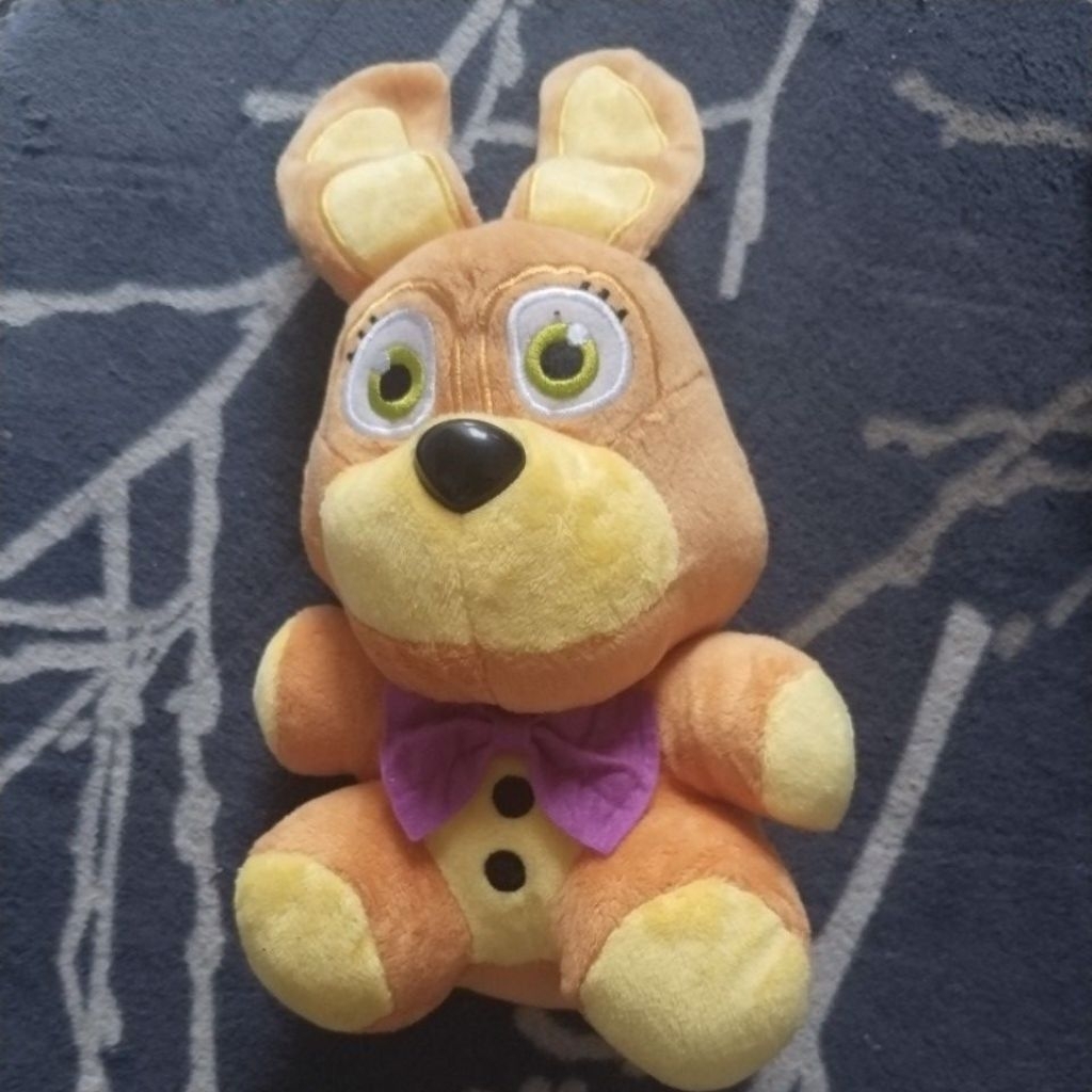 Spring Bonnie Plush 7'' - 5 Night at Freddy's Plushies - Fazbear Yellow Bonnie Stuffed Animal - Pelu