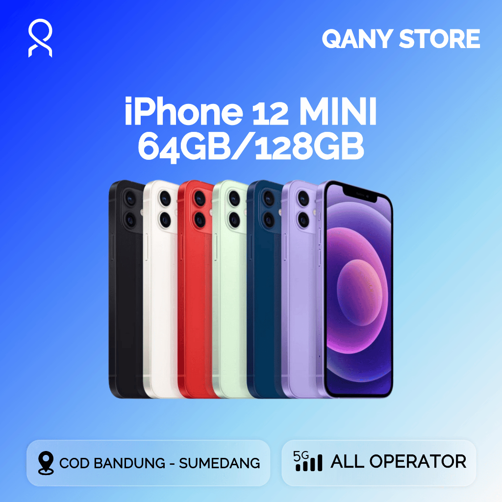 IP 12 MINI SECOND ORIGINAL MULUS FULLSET 64GB/128GB