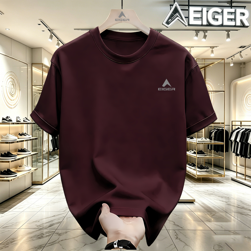 100% Original -Kaos Eiger Oversize Katun 24S Unisex | Premium Quality | Kaos Santai Banyak Warna