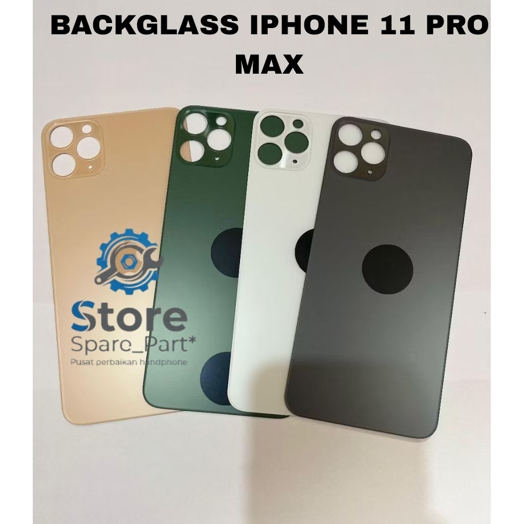BACKGLASS/BACKDOOR IPHONE 11 PRO MAX - TUTUP BELAKANG