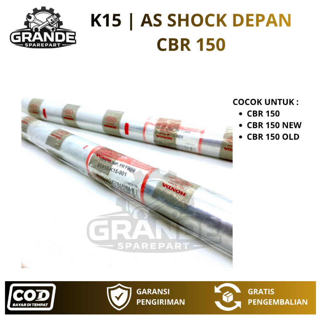 K15 AS SHOCK DEPAN CBR 150 / CBR 150 NEW / CBR 150 OLD / CBR 150R / SHOCKBREAKER / SHOCK / SKOK
