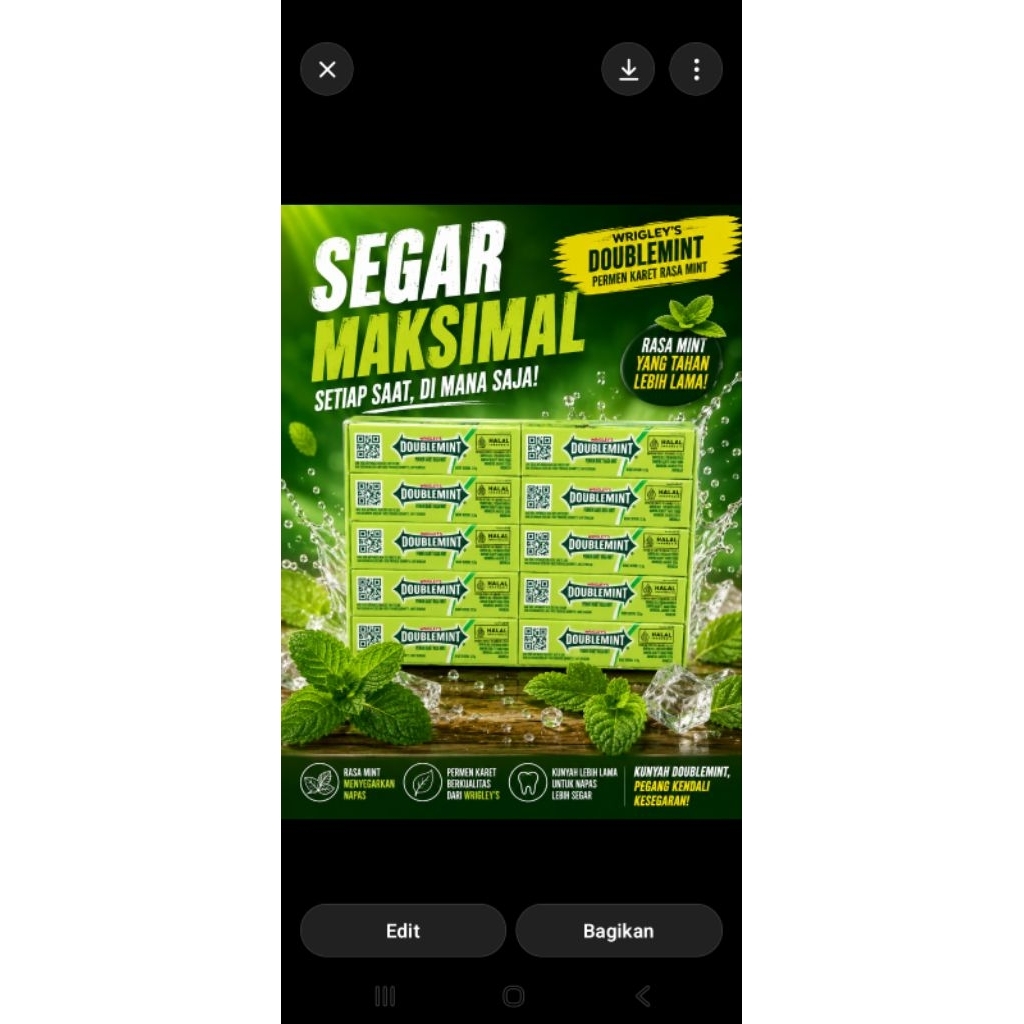 permen karet doublemint