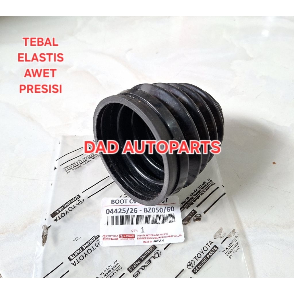 KARET BOOT AS RODA BOOT CV JOIN LUAR AGYA AYLA CALYA SIGRA PVC SINTETIS ORIGINAL JAPAN