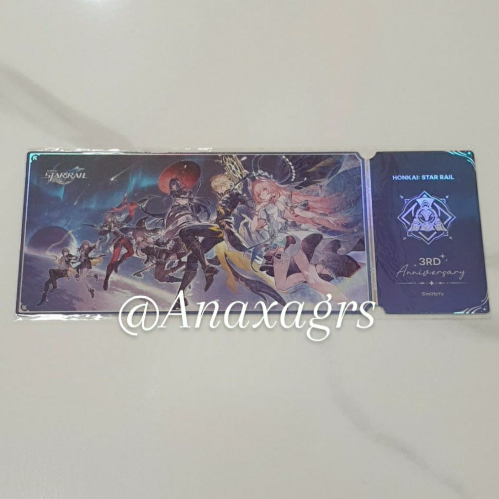 READY (Ticket + Reedem) Honkai Star Rail x JChicken Ticket Collectible Long ticket Reedem Code reede
