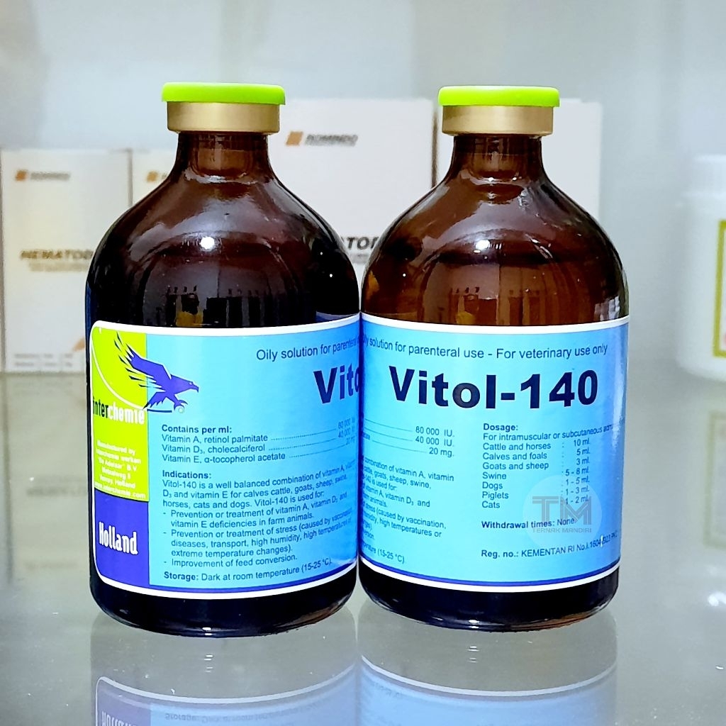 VITOL 140 100 ML VITAMIN ADE Kambing Sapi Unggas