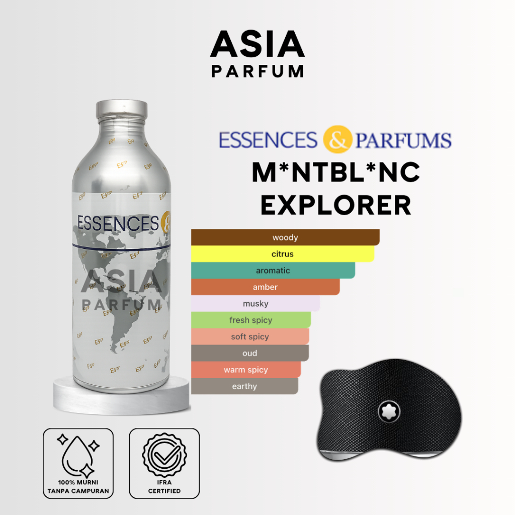 ESSENCES & PARFUMS ⁠ETHAN 72851 - BIBIT PARFUM EXPLORER - SEGEL & REPACK 100G