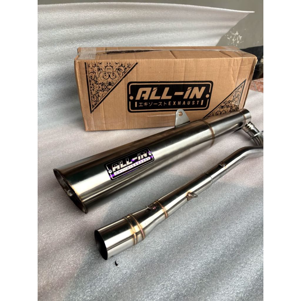 KNALPOT STANDAR RACING TSUKIGI KHARISMA, WAVE, SUPRA X 125, SUPRA FIT NEW, SUPRA FIT OLD Original AL