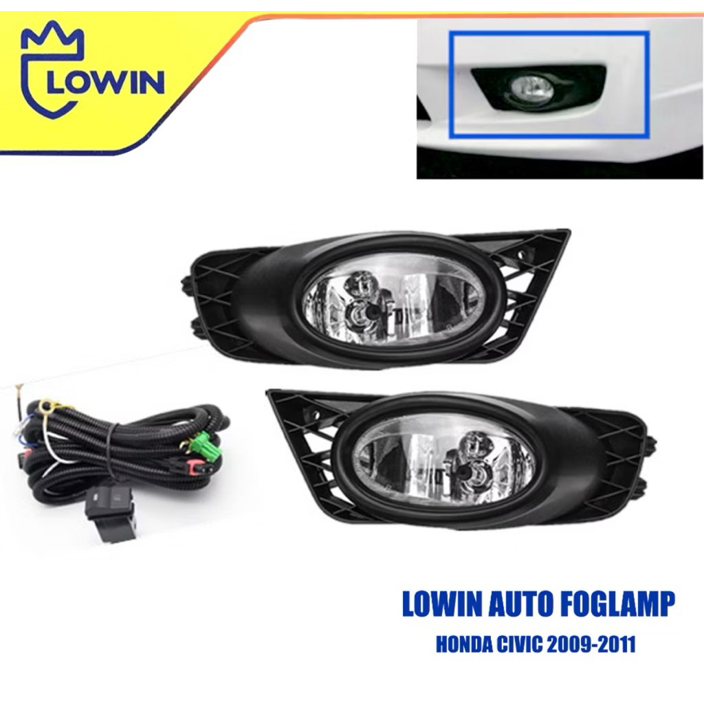 BRAND NEW Foglamp Honda Civic FD (facelift) tahun 2009 2010 2011
