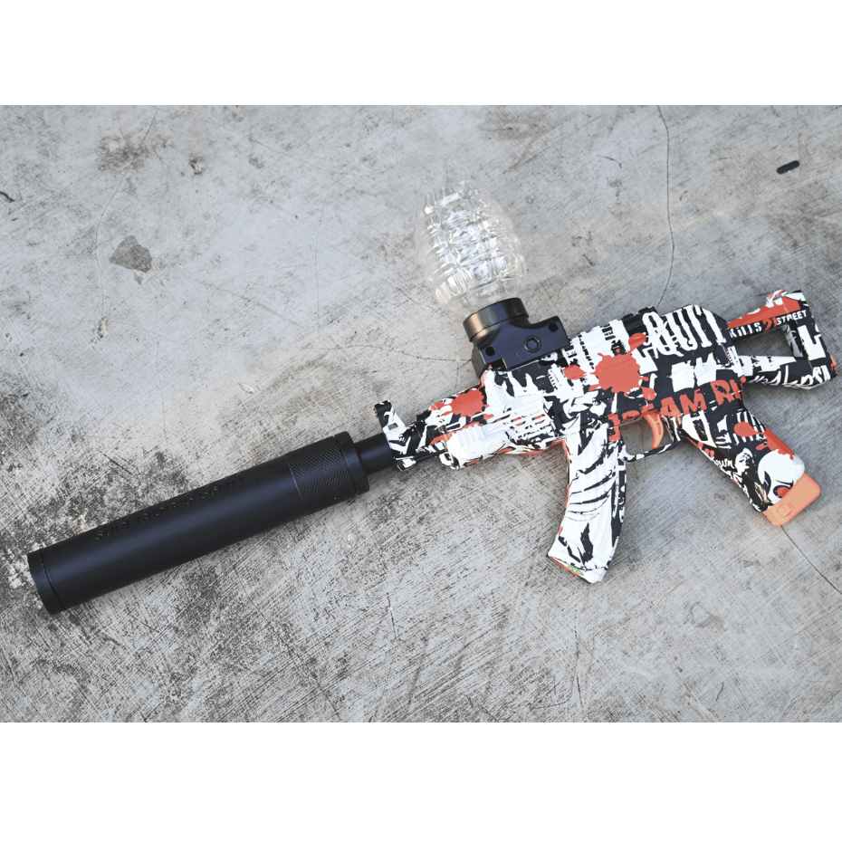 LunaToys - Mainan Anak Gel Blaster AK-47 Water Bubble Outdoor (Rechargeable, SNI)