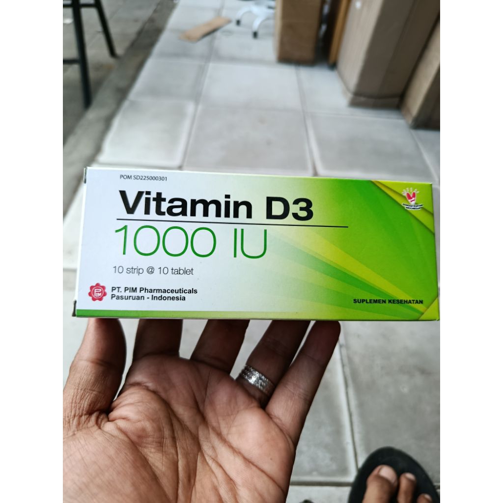 Vitamin D 3 1000 IU PIM 100 Tablet