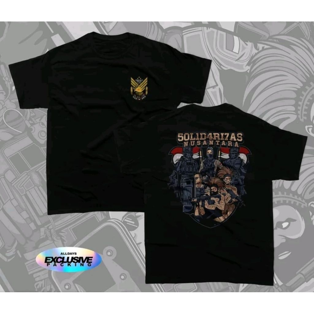Kaos T-shirt Tactical Solidaritas Nusantara Kaos Distro Unisex
