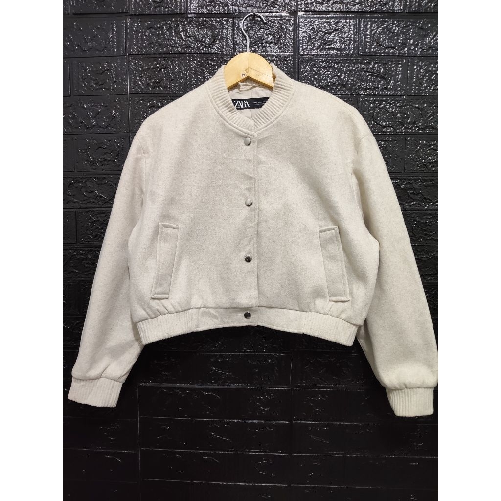 Varsity oversize Zara wool