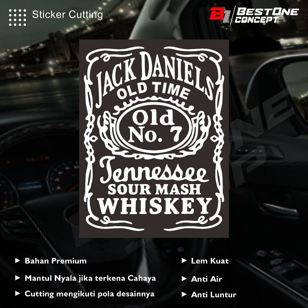 Sticker Cutting Jack Daniels