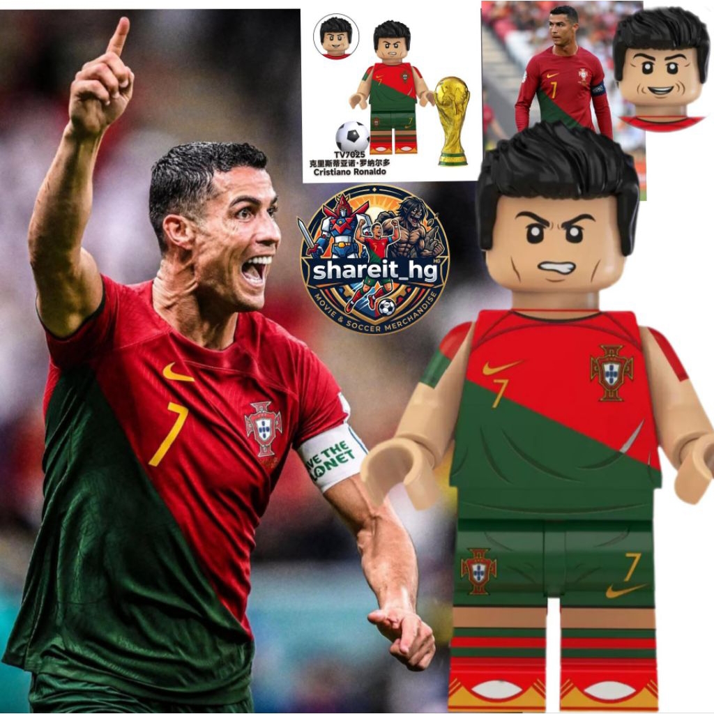 Non WM Blocks (merk lain), non prostars, Cristiano Ronaldo portugal