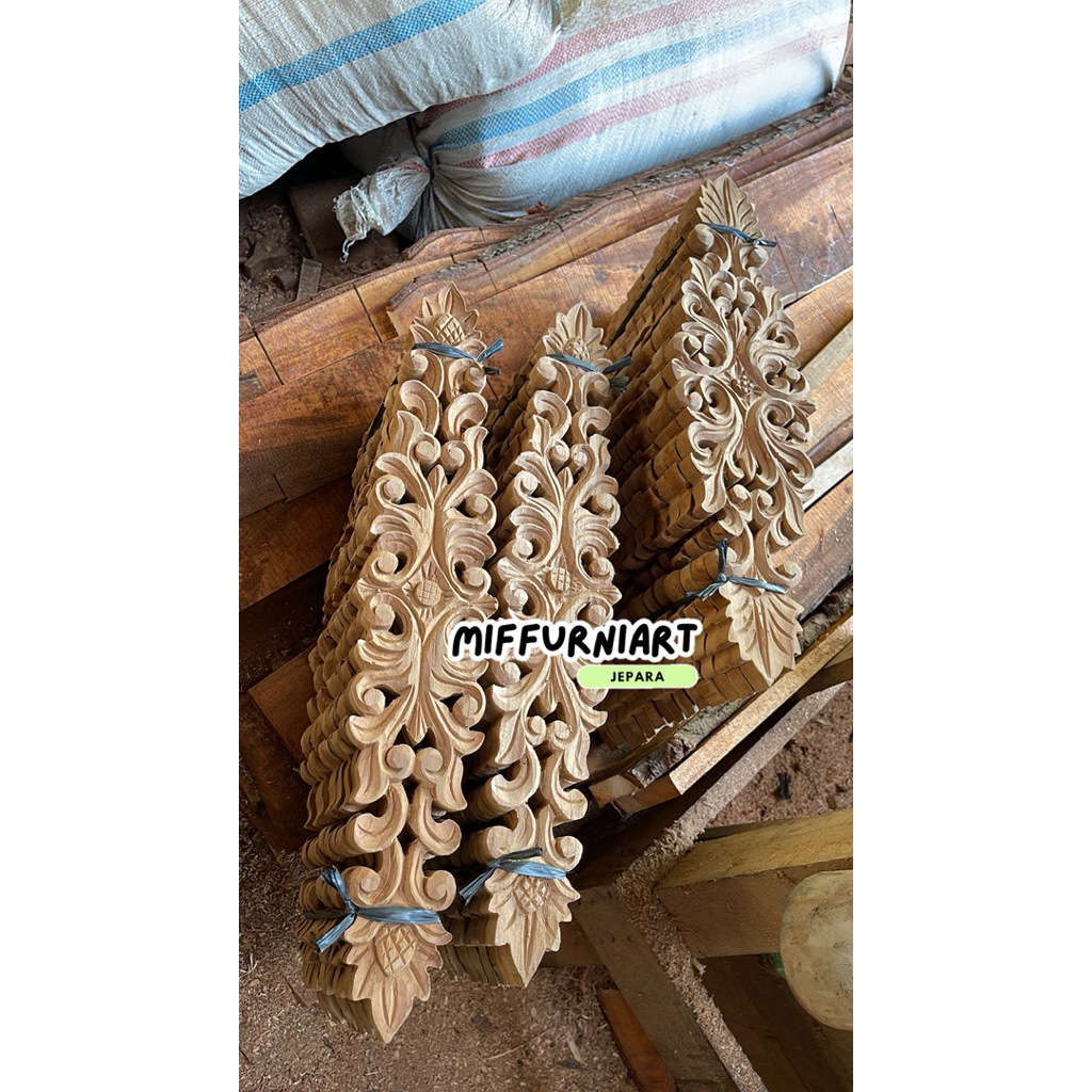 ukiran vareasi joglo || Ukiran dinding || Ukiran dinding kayu jati perhutani kering murah berkualita