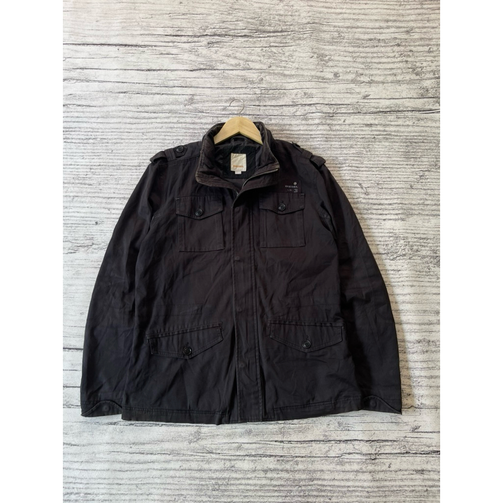 Diesel m65 denim hitam pekat