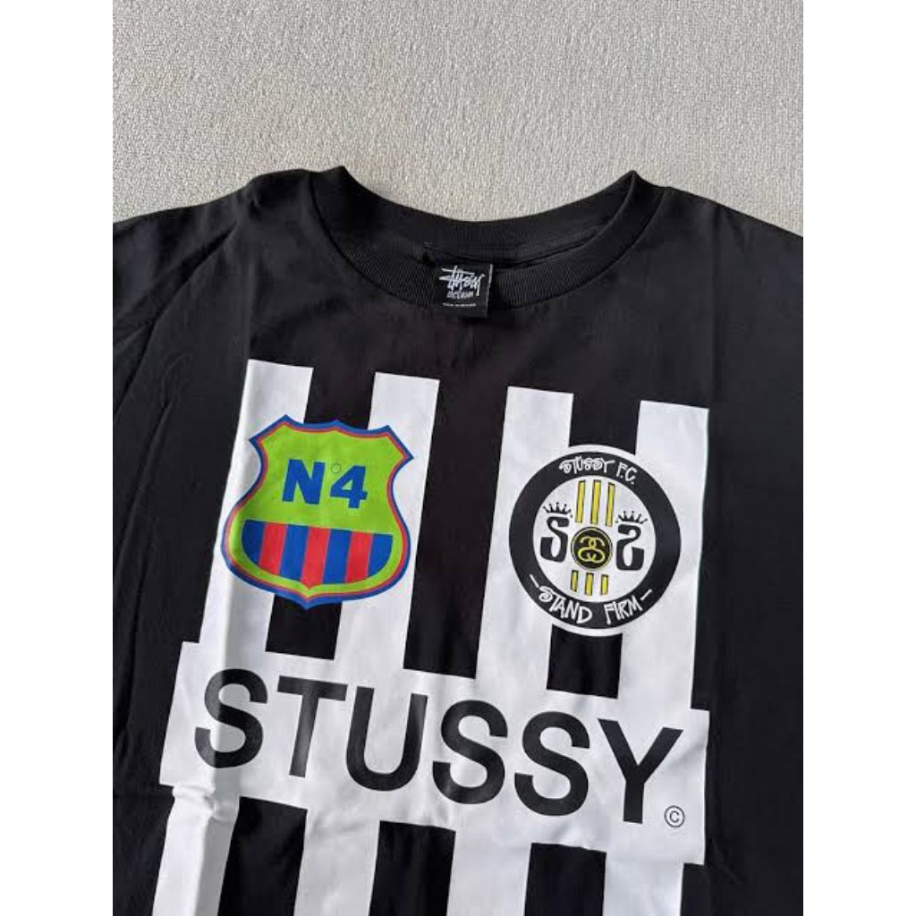 Stussy Vintage T-shirt Pria Black- Preloved