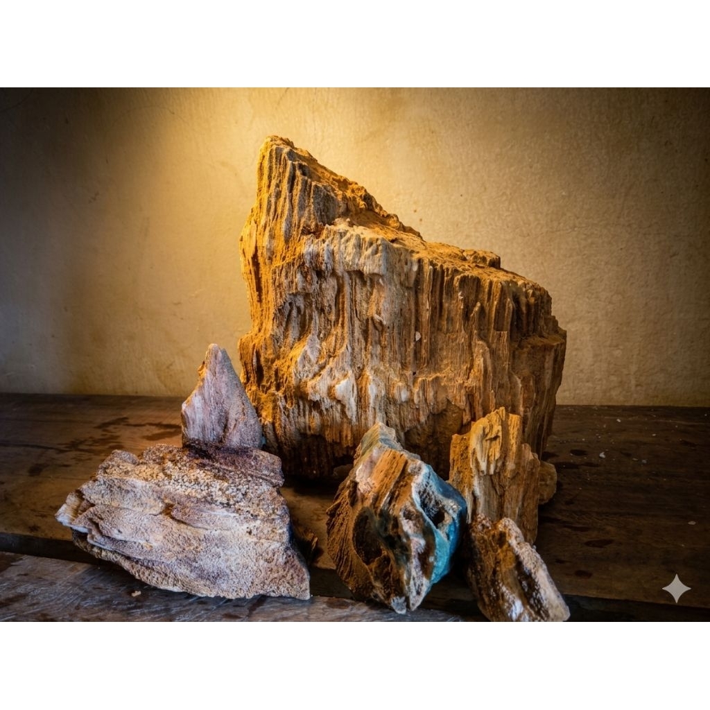 Kayu Fosil - Hiasan Aquarium Aquascape 3KG