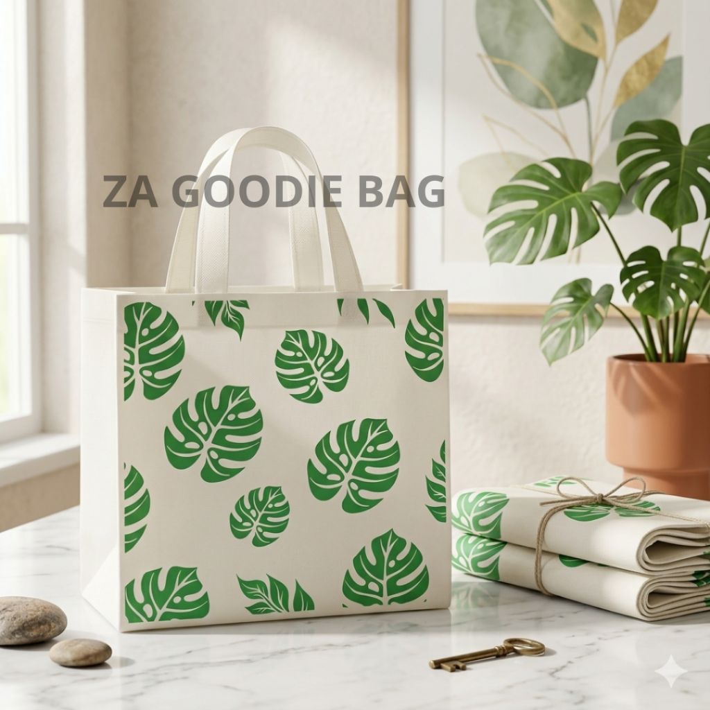 Tas Spounbound Goodiebag Box Dus 20x20 Motif Daun Per (pcs)