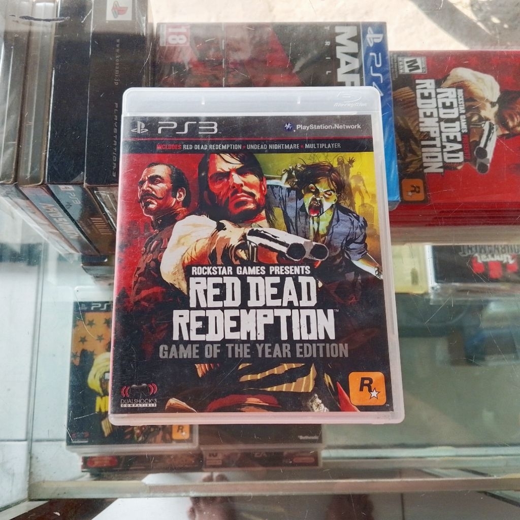 BD Kaset Game PS3 Red Dead Redemption Game Of The Year Edition GOTY Undead Nightmare