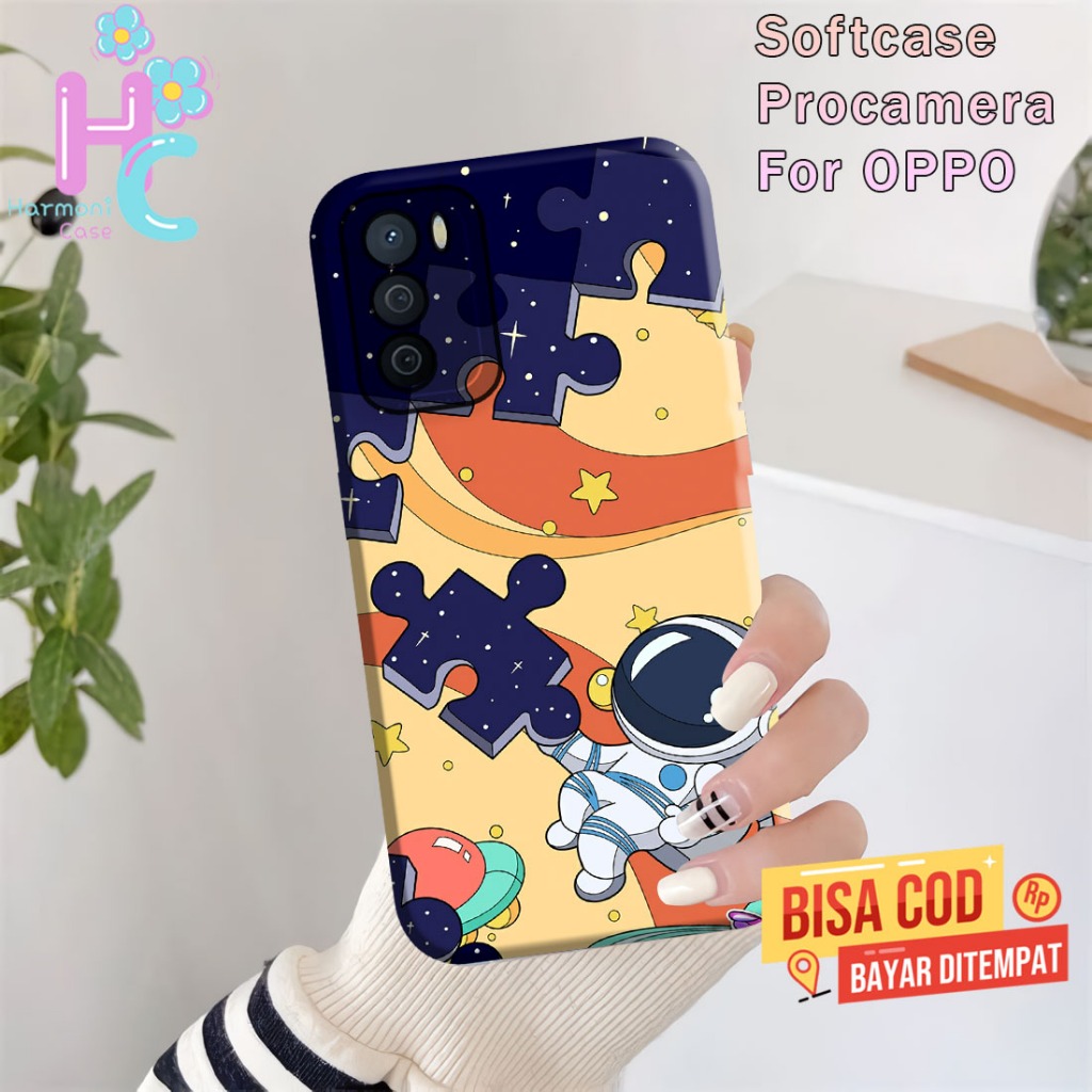 Softcase Procamera | Case procamera All Tipe Hp For Oppo A16 A53 A54 A3S A5S | Softcase Silicon | Fu