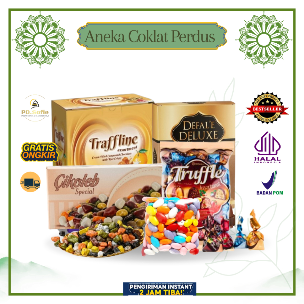 Aneka Coklat khas Arab | Permen Coklat Arab Batu KrikiL