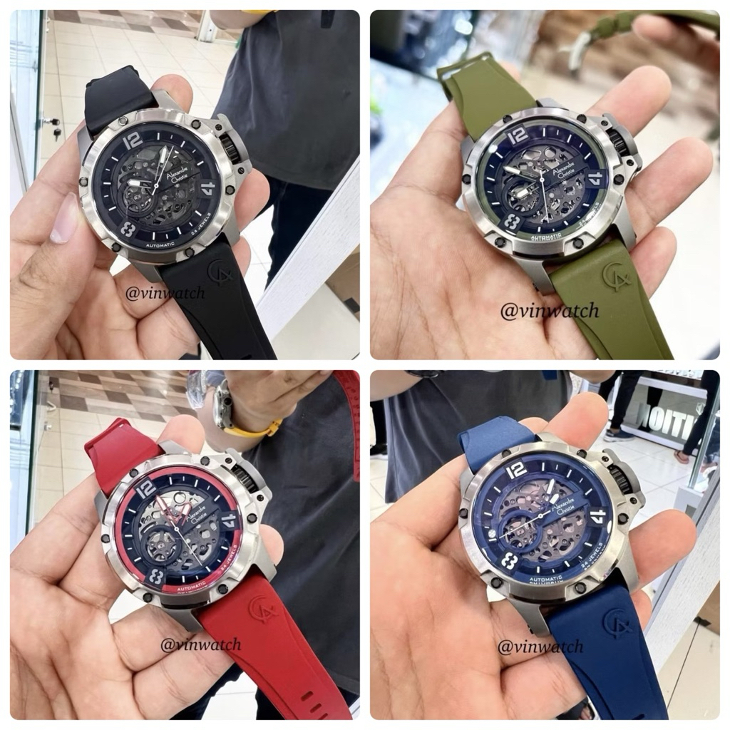 AC6295 Jam Tangan Pria Alexandre Christie 6295 AUTOMATIC