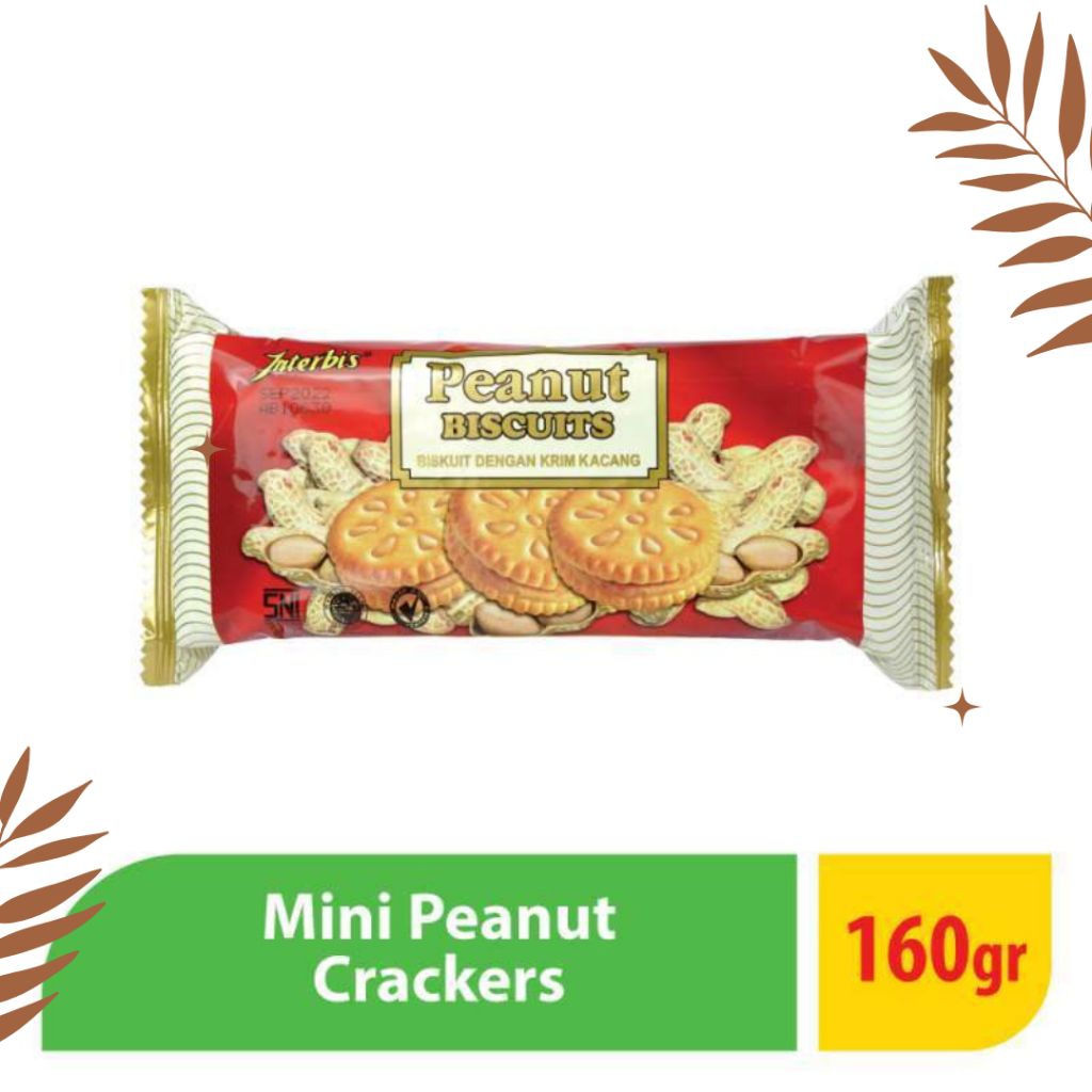 Roti Kacang Interbis Peanut Biscuits 140 gram