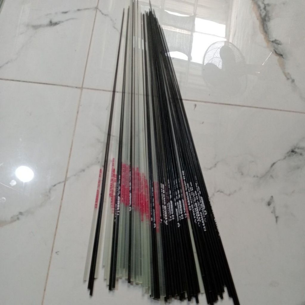 Ujung Joran Lentur  50 cm / Bahan Ujung Joran Fiber Solid Lentur Kuat