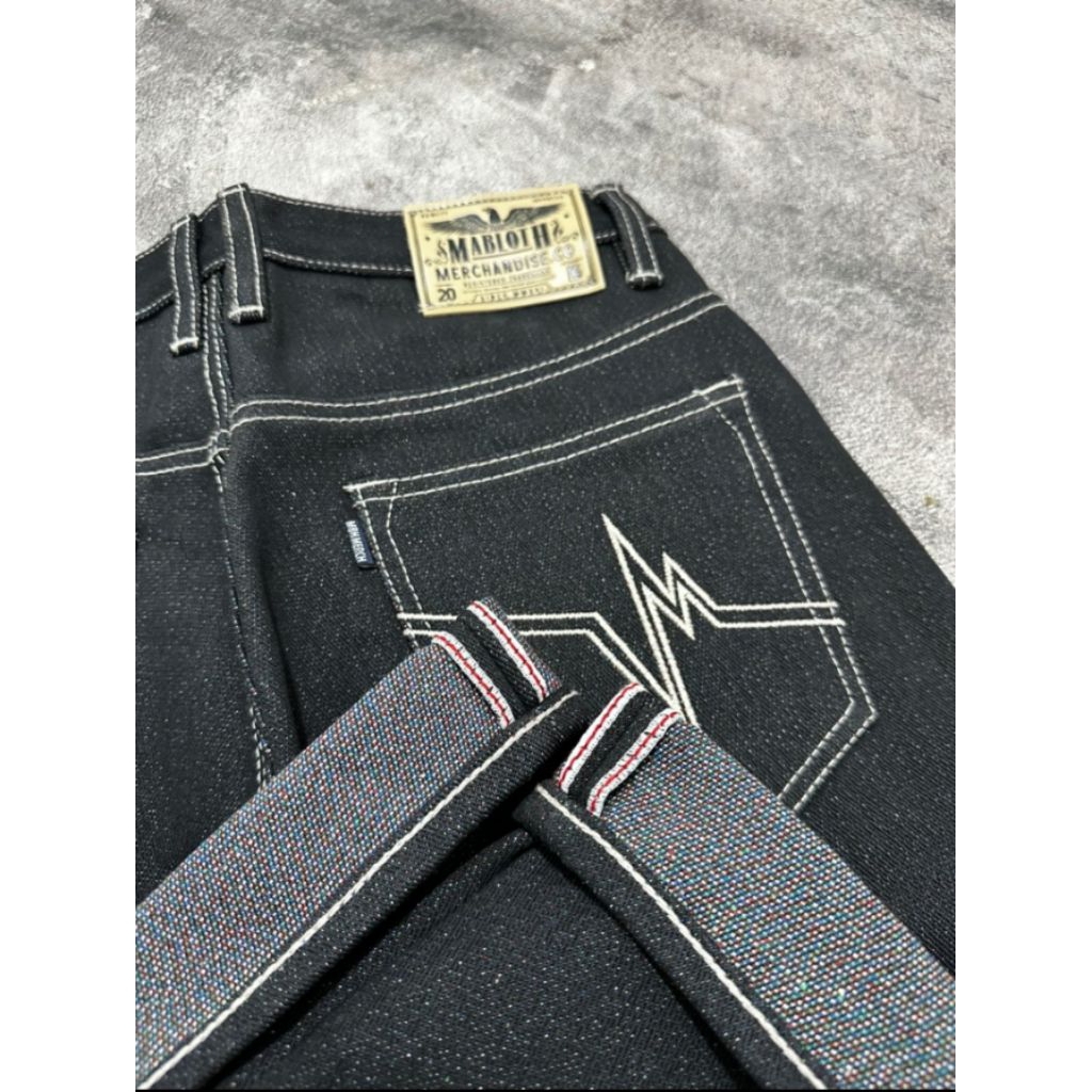 DENIM SELVEDGE DEEP INDIGO X RAINBOW WEFT 16.OZ