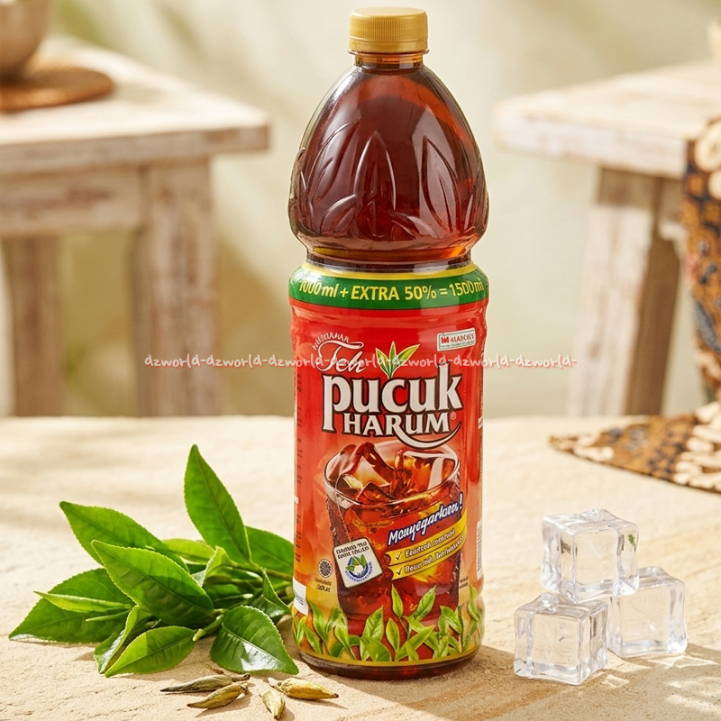 Teh Pucuk Harum Jasmine 1L Minuman Teh Instan Minuman Cair Teh Putjuk Botol 1 Liter Siap Minum Botol