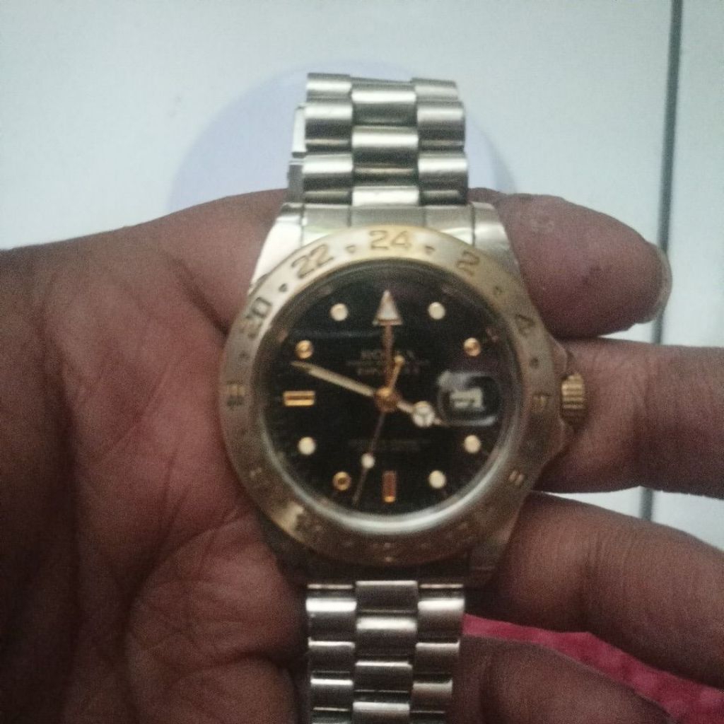 BONUS JAM TANGAN BELI JAM TANGAN BEKAS MERK ROLEX  KONDISI HIDUP DENGAN MESIN OTOMATIS